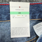 Tommy Hilfiger Y2K Classic Tapered Jeans Womens 8R Blue Cotton NWT Deadstock - take2supply