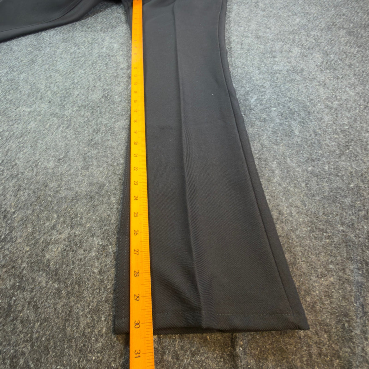 Wrangler Mens Y2K Wrancher Bootcut Dress Pants 33x30 Black Polyester NWT 82BK - take2supply