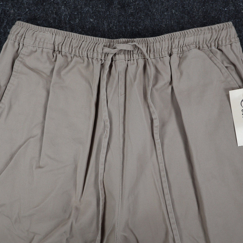 Company Collection Shorts Womens 10 Vintage 90s Tan Cotton Drawstring Deadstock - take2supply