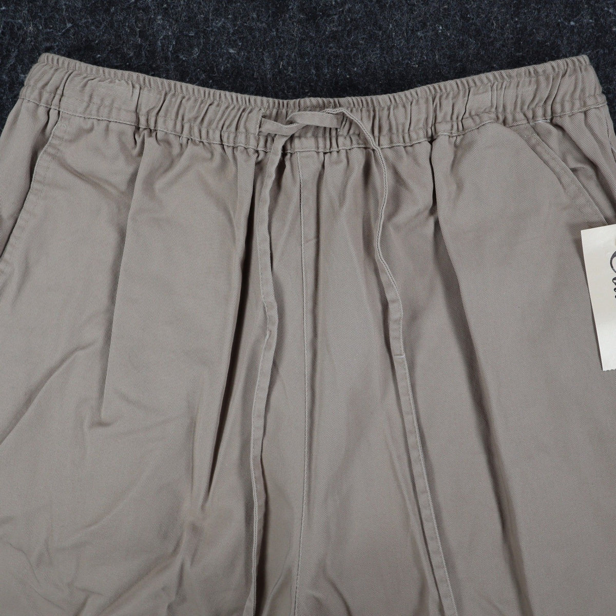 Company Collection Shorts Womens 10 Vintage 90s Tan Cotton Drawstring Deadstock - take2supply
