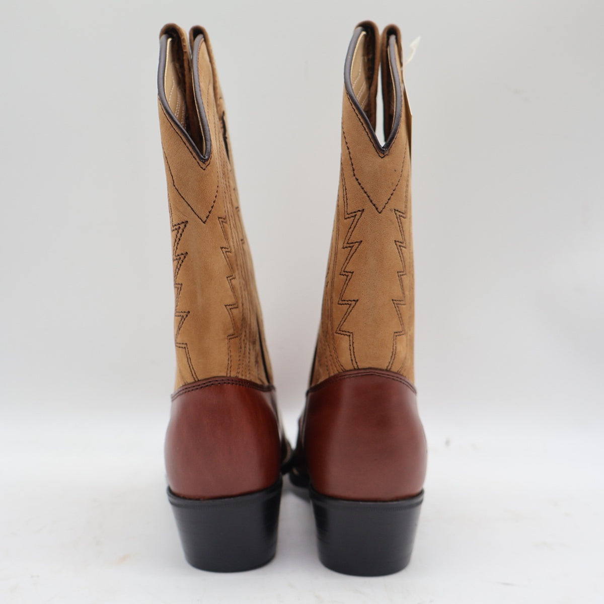 Durango Western Boots Kids Size 3 D Vintage 2004 Brown Tan Leather Lil Legends - take2supply
