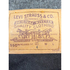Levi's Vintage 90s 550 Jeans Toddler 4T Black Orange Tab USA NOS NWT - take2supply