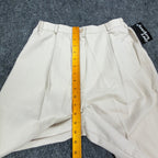 Southern Lady Vintage Pleated Shorts Womens 10 Khaki Twill NWT Deadstock 90s - take2supply