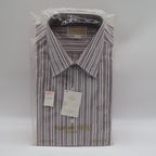Chapel Hill by Block Dress Shirt Mens 15.5 34 Vintage Striped Expander Collar - take2supply