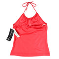 A. Byer Halter Support Tank Womens Medium Y2K Red Stretch Built-in Bra USA NWT - take2supply