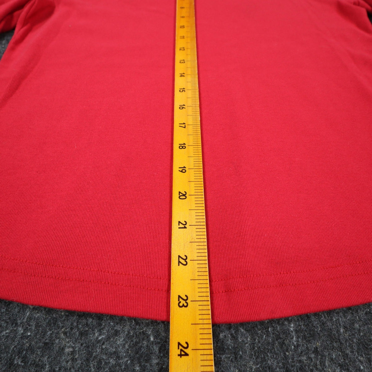 N Touch Top Womens Small Red Cotton Blend Rhinestone Split Sleeve Macintosh - take2supply