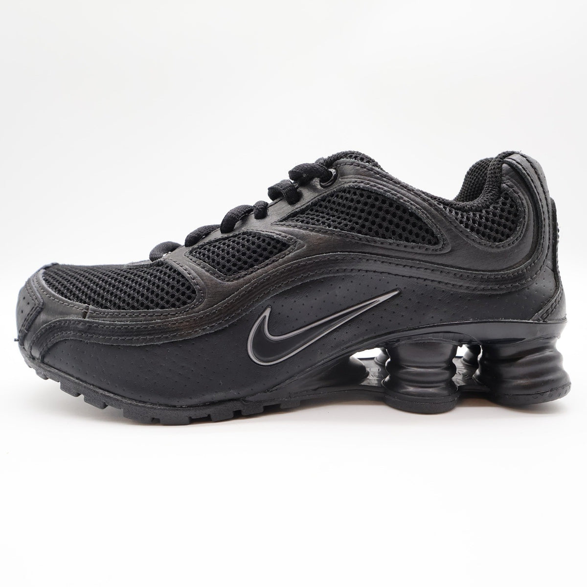 Nike Shox Turbo 9 GS Kids Size 4Y Vintage 2009 Black Running Shoes 366793-001 - take2supply