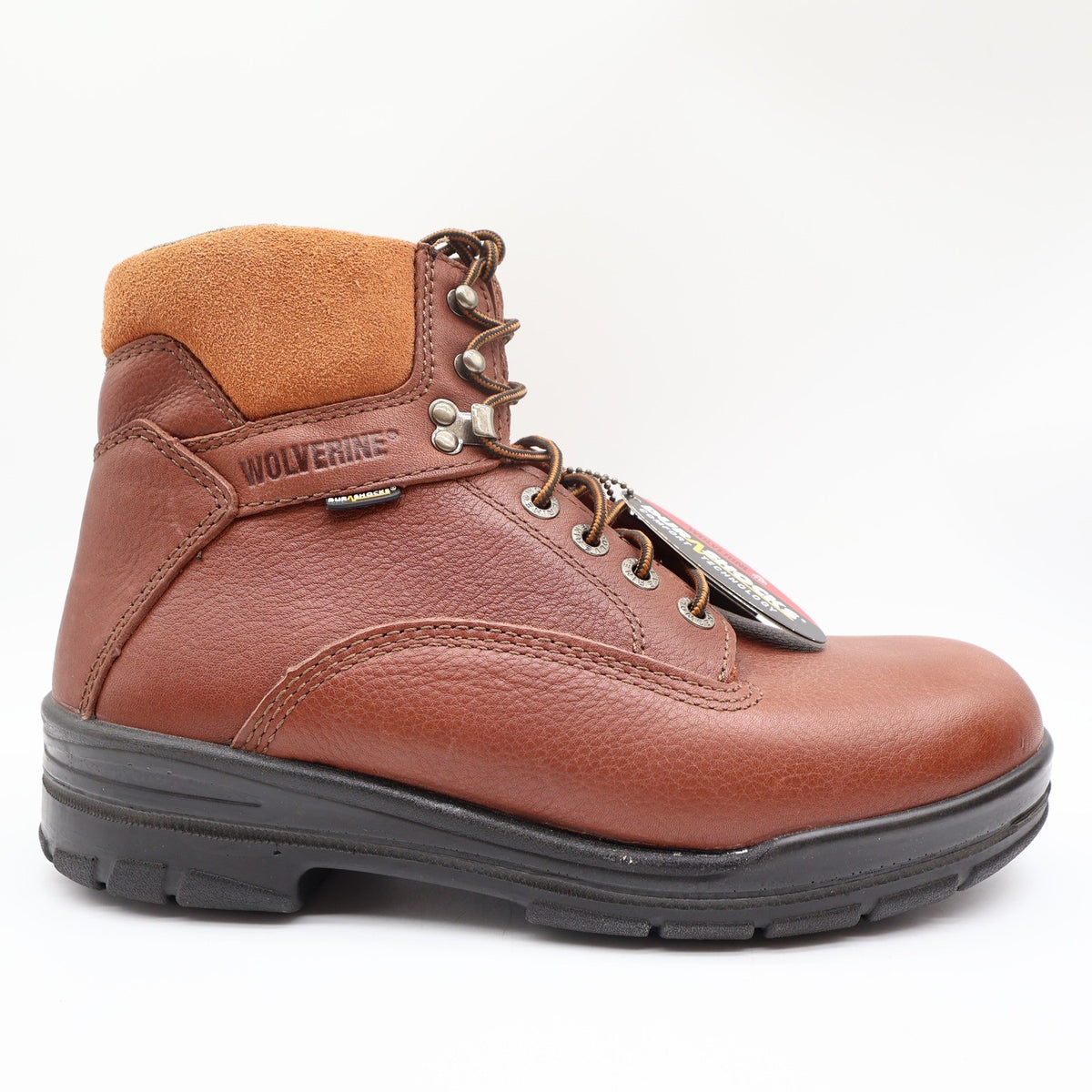 Wolverine DuraShocks SR Work Boots Men 9M Brown Leather New NWT W03122 - take2supply