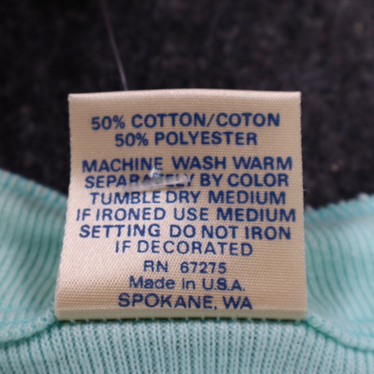 Buffalo Shirts Henley M Mens Aqua Blue Long Sleeve Skier Graphic Waffle Knit NWT - take2supply