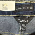 Silver Jeans Co Tammy Bootcut Girls 10 Blue Denim Stretch Mid Rise NWT - take2supply