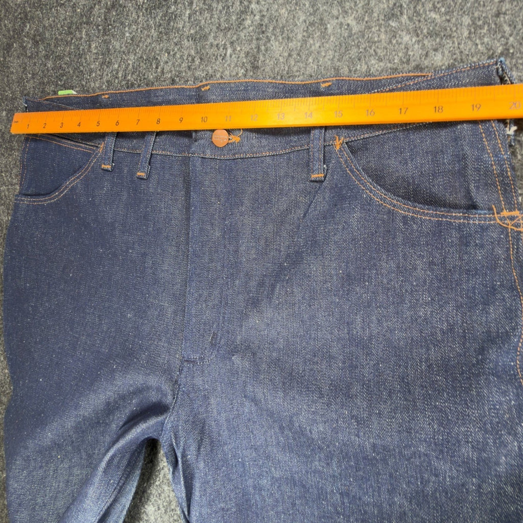 Wrangler Vintage 70s Flare Jeans Mens 40x32 No-Fault USA Made NOS NWT - take2supply