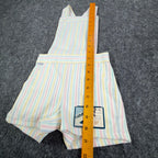 Maverick 1980s Vintage Striped Shortalls Girls 5 Pastel Multi NWT - take2supply
