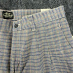 Vintage Lee Casuals Pleated Shorts Womens 14 Medium Plaid Cotton NWT 90s - take2supply