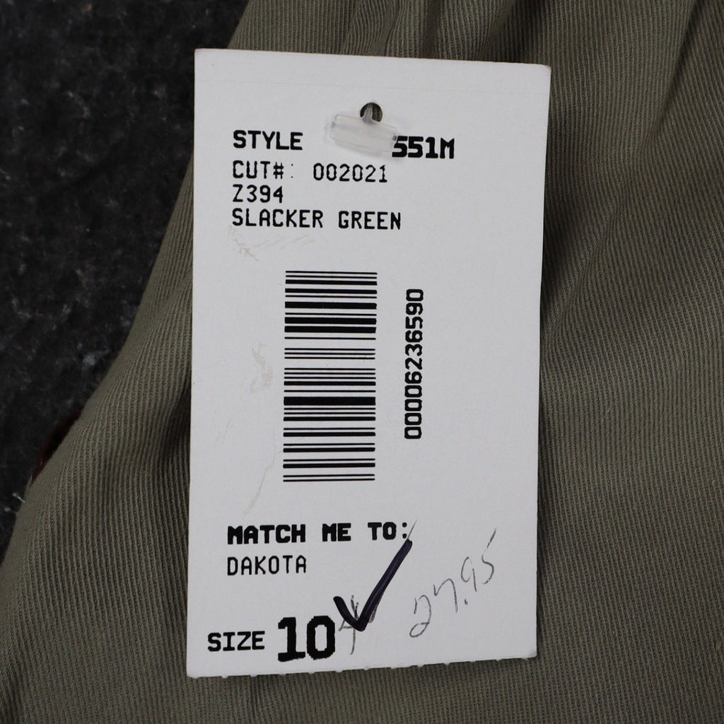 N Touch Pants Womens 10 Green Cotton Tencel Elastic Back Straight Leg 551M NWT - take2supply