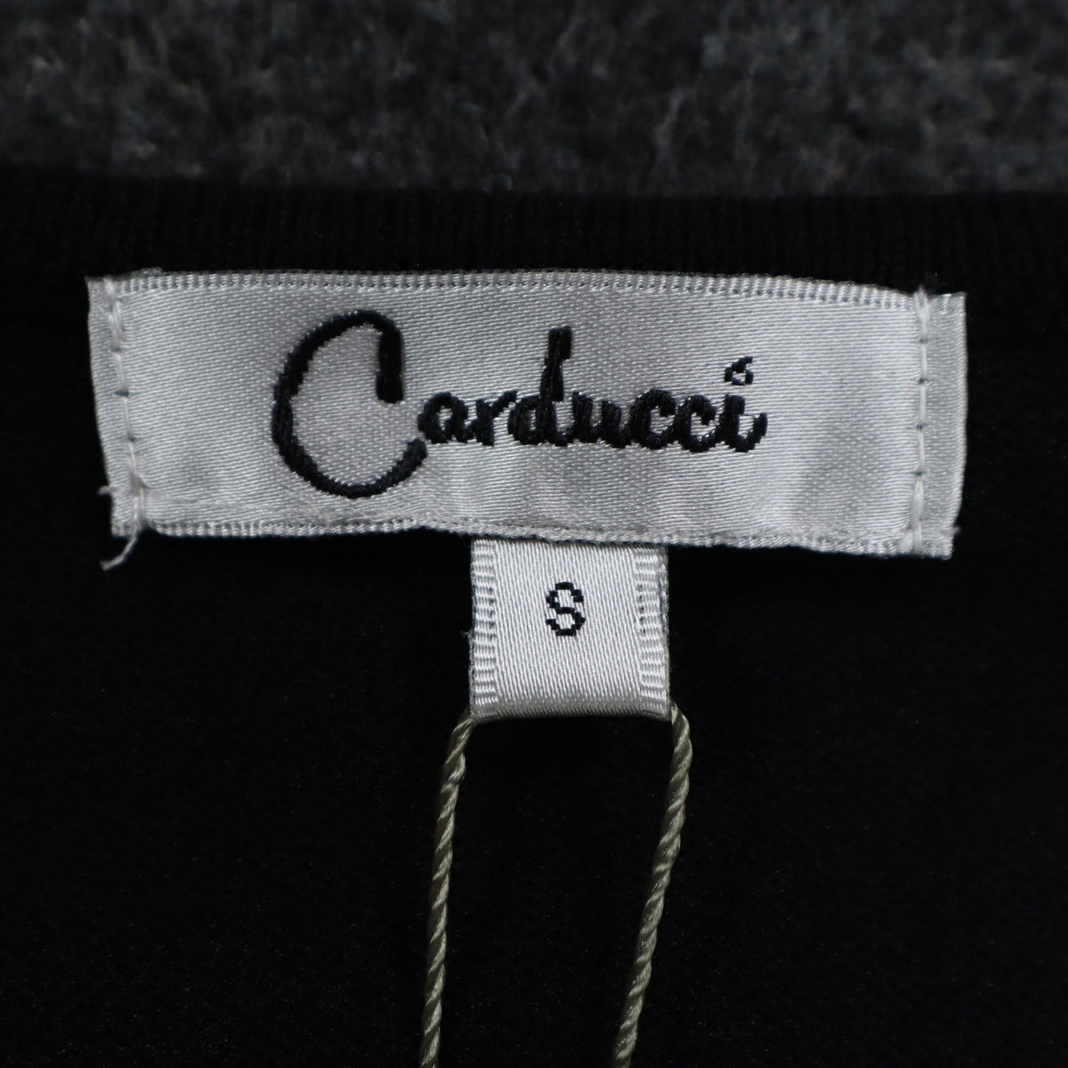 Carducci Beaded Embellished Top Womens Size S Black Rayon Blend 3/4 Sleeve NEW - take2supply