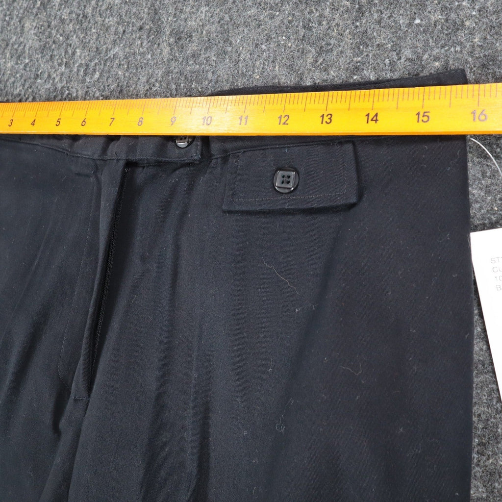 Company Collection Dress Pants Womens 10 Black Cotton Stretch Wide Leg Trousers - take2supply