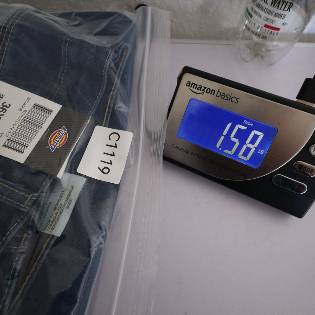 Dickies Carpenter Jeans Mens 36x30 Relaxed Fit Indigo Blue Cotton Workwear NWT - take2supply