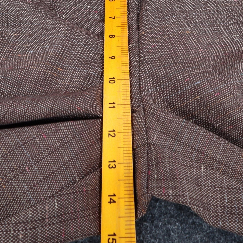 Southern Lady Pull On Pants Womens 14 Brown Hickory Elastic Waist Textured 58A2 - take2supply