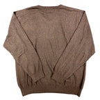 F/X Fusion V-Neck Sweater Mens XL Brown Heather Cotton Blend NWT - take2supply
