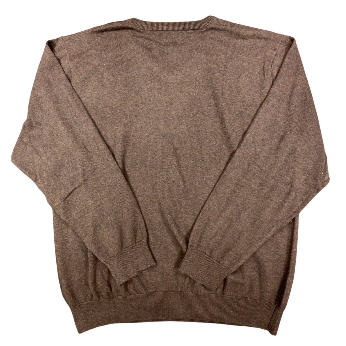 F/X Fusion V-Neck Sweater Mens XL Brown Heather Cotton Blend NWT - take2supply