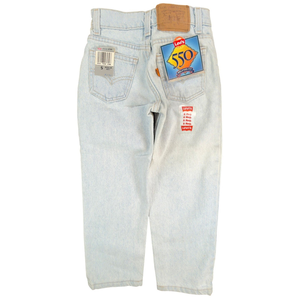 Levi's 550 Boys 5 Regular Light Wash Relaxed Vintage 90s Jeans - take2supply