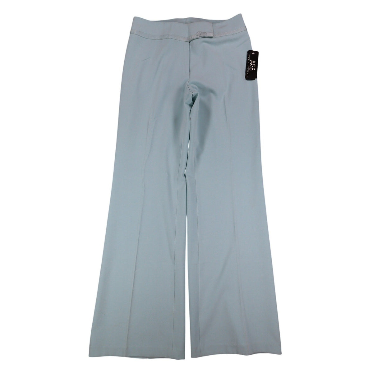 AGB Byer California Dress Pants Womens 6 Y2K Light Blue Wide Leg Stretch New - take2supply