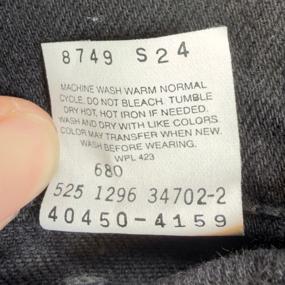 Levi's 550 Girls 11 Slim Black Vintage Jeans USA Made NWT - take2supply