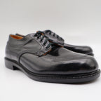 Walker Shoes Vintage Black Leather Oxford Shoes Mens 7.5 Deadstock Uniform Dress - take2supply