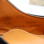 Sandy McGee Moc Toe Derby Shoes Mens 10 Vintage Black Leather Deadstock 475 - take2supply