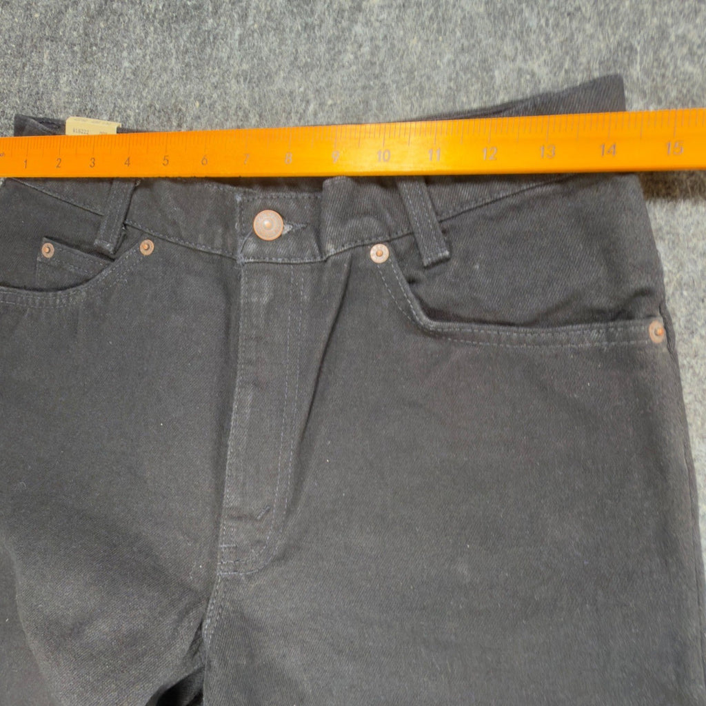Levi's Vintage 90s 550 Relaxed Jeans Student 30x32 Black Made in USA NWT C100 - take2supply