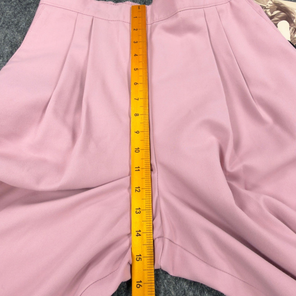 Lord Isaacs Vintage 90s Trousers Womens 16 Mauve Pink Polyester Rayon NWT - take2supply