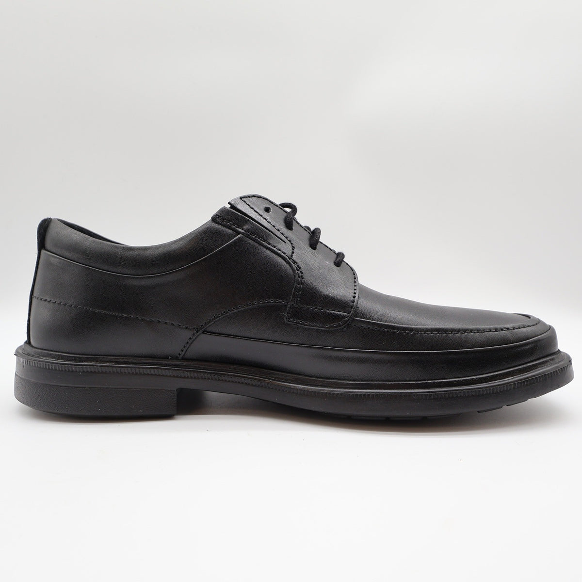 Hush Puppies Prinze Hopper Men's Black Leather Derby Oxford Dress Shoes - take2supply