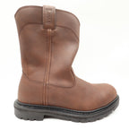Worx By Red Wing 5701 Steel Toe Pull-On Boots Mens 9 Brown Leather NIB - take2supply