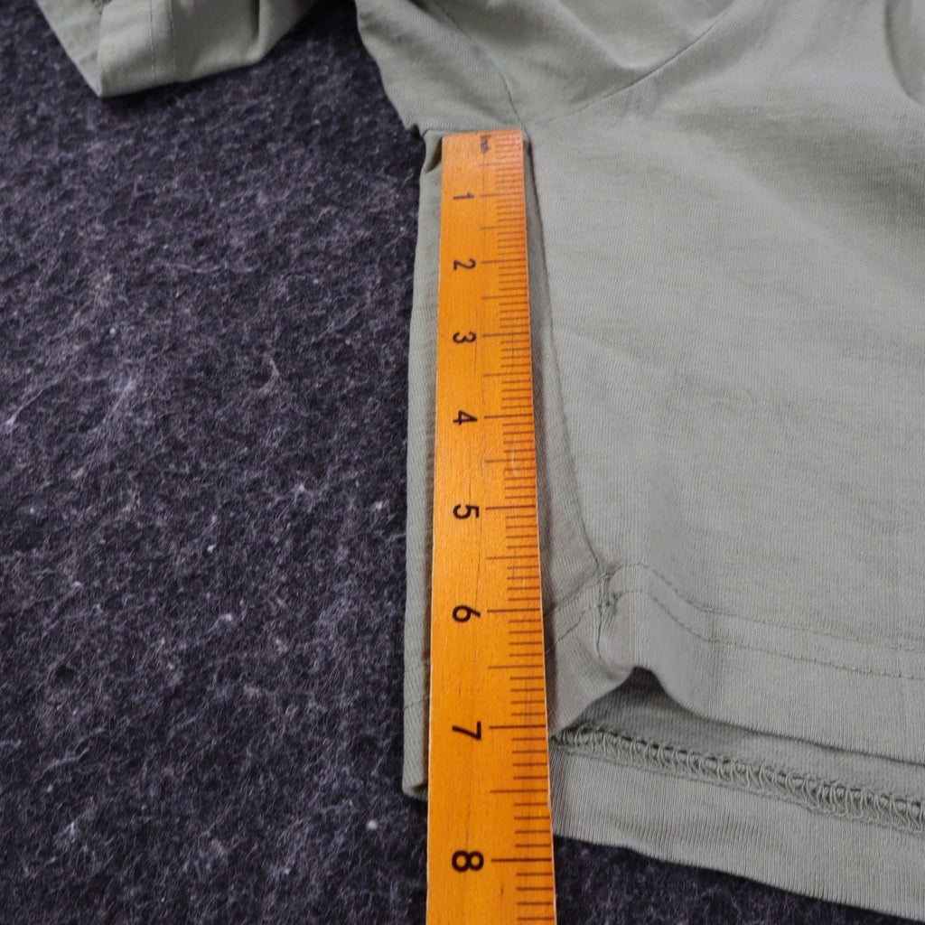 One Way Design Limited Shorts Womens Medium Vintage 90s Sage Green Cotton USA - take2supply