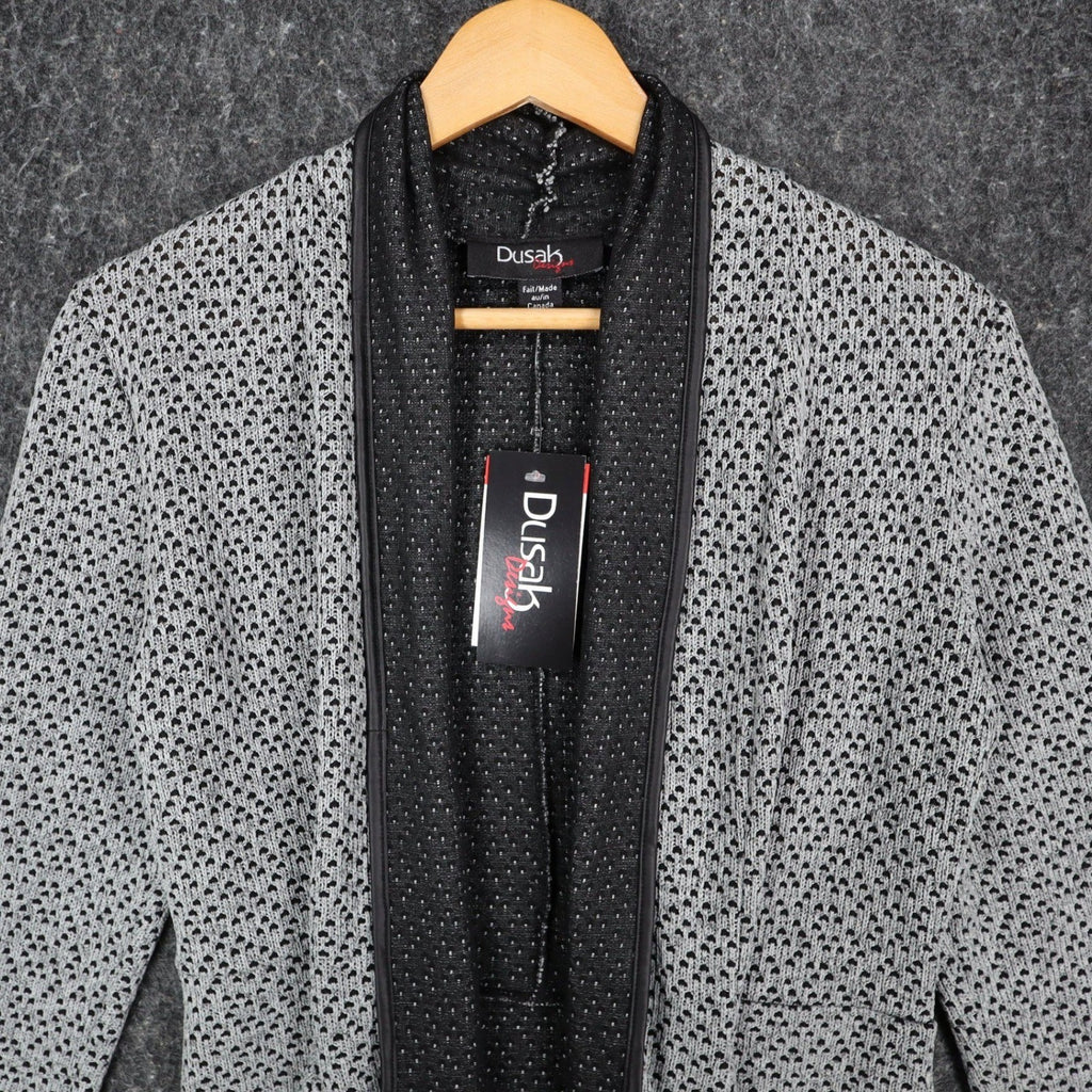 Dusak Designs Open Front Cardigan Womens S Textured Knit Made in Canada NWT - take2supply