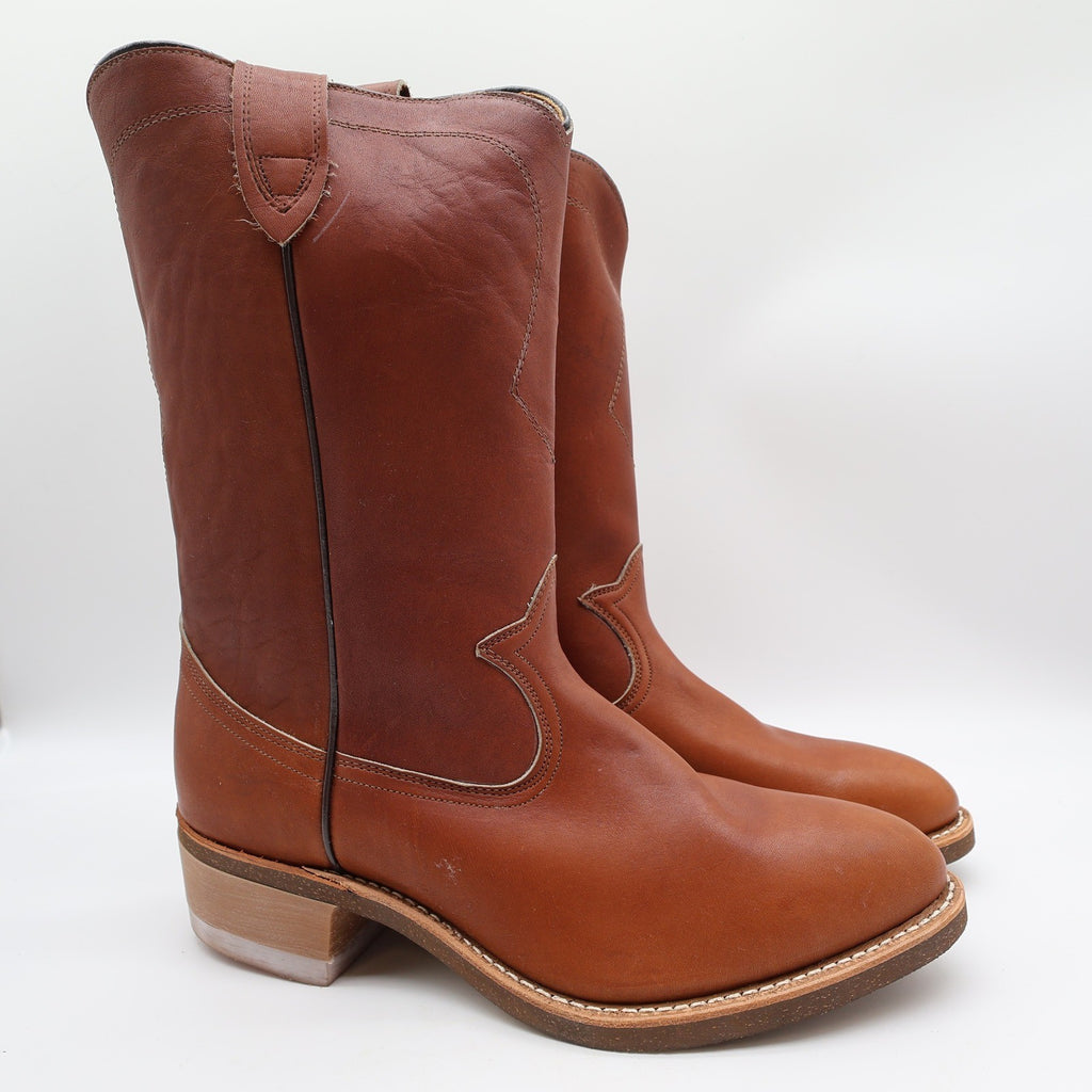 Laredo Vintage Western Boots Mens 9EE Brown Leather Deadstock NWT - take2supply
