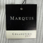 Marquis Vintage 90s Knit Top Mens Small Cream Cotton Acrylic NWT - take2supply