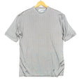 IRVINE PARK Mens Gray Vertical Stripe Short Sleeve T-Shirt Size L XL - take2supply
