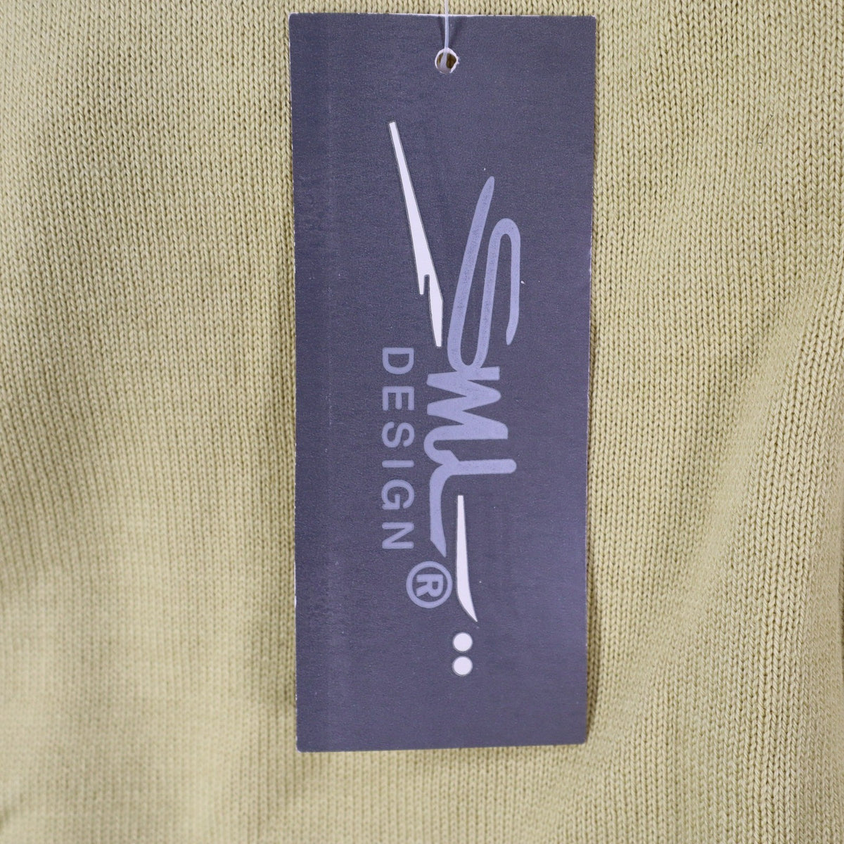 SML Design Polo Sweater Women Medium Tan Short Sleeve Cotton Blend Ribbed NWT - take2supply