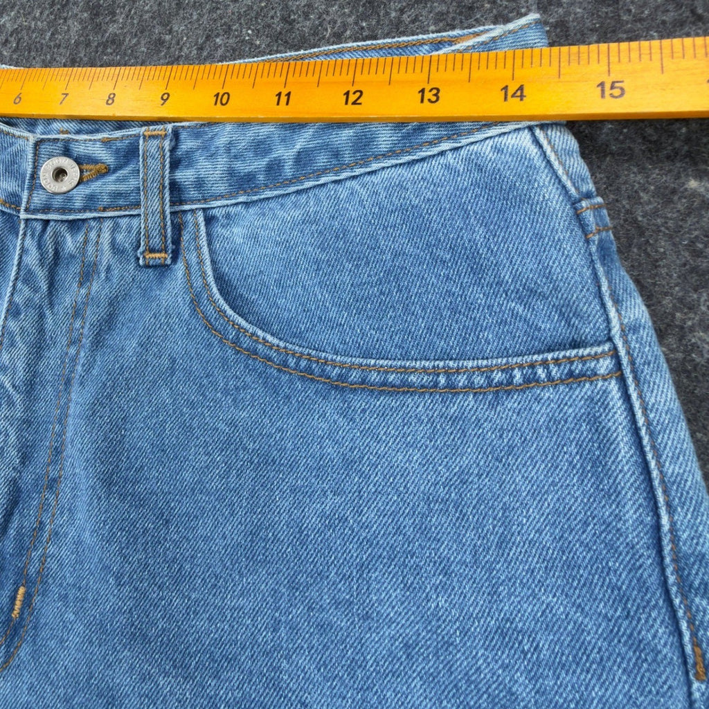 Boom Boom Vintage 90s Denim Shorts Womens 11/12 Blue Cotton NWT - take2supply