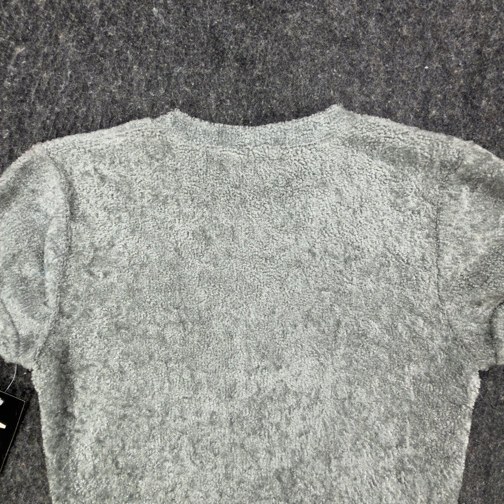 A. Byer Y2K Textured Tee Womens M Gray Polyester NWT - take2supply