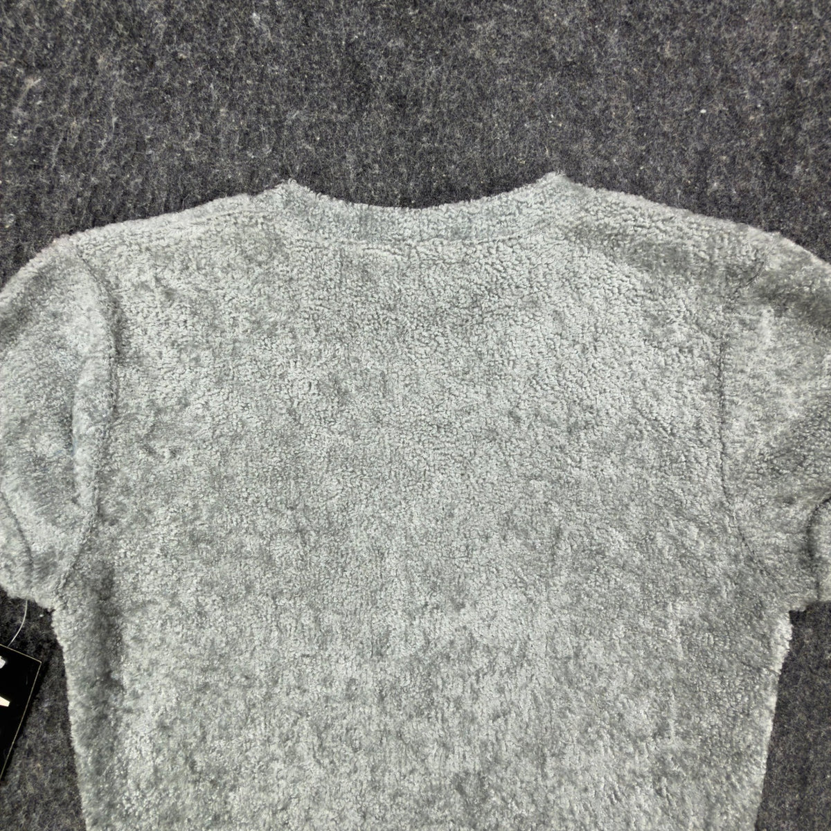 A. Byer Y2K Textured Tee Womens M Gray Polyester NWT - take2supply