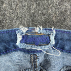 Wrangler Y2K Cowboy Cut Jeans Womens 7/8 x 34 Blue Denim Bootcut NWT - take2supply