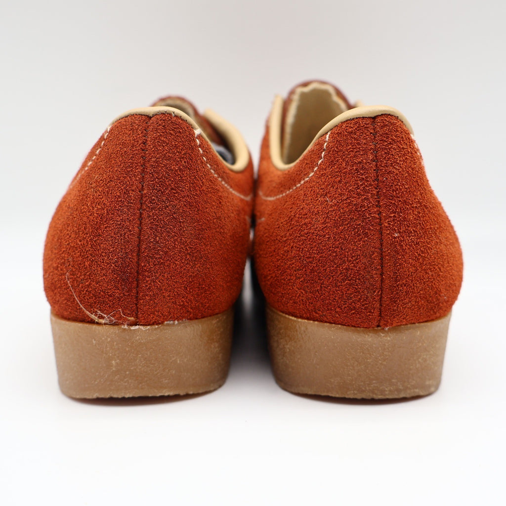 Travlers Lace Up Shoes Womens 5.5 Vintage Rust Brown Suede Gum Wedge Sole NOS - take2supply