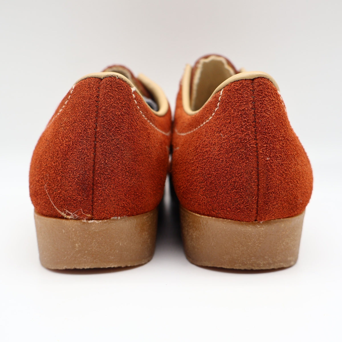 Travlers Lace Up Shoes Womens 5.5 Vintage Rust Brown Suede Gum Wedge Sole NOS - take2supply