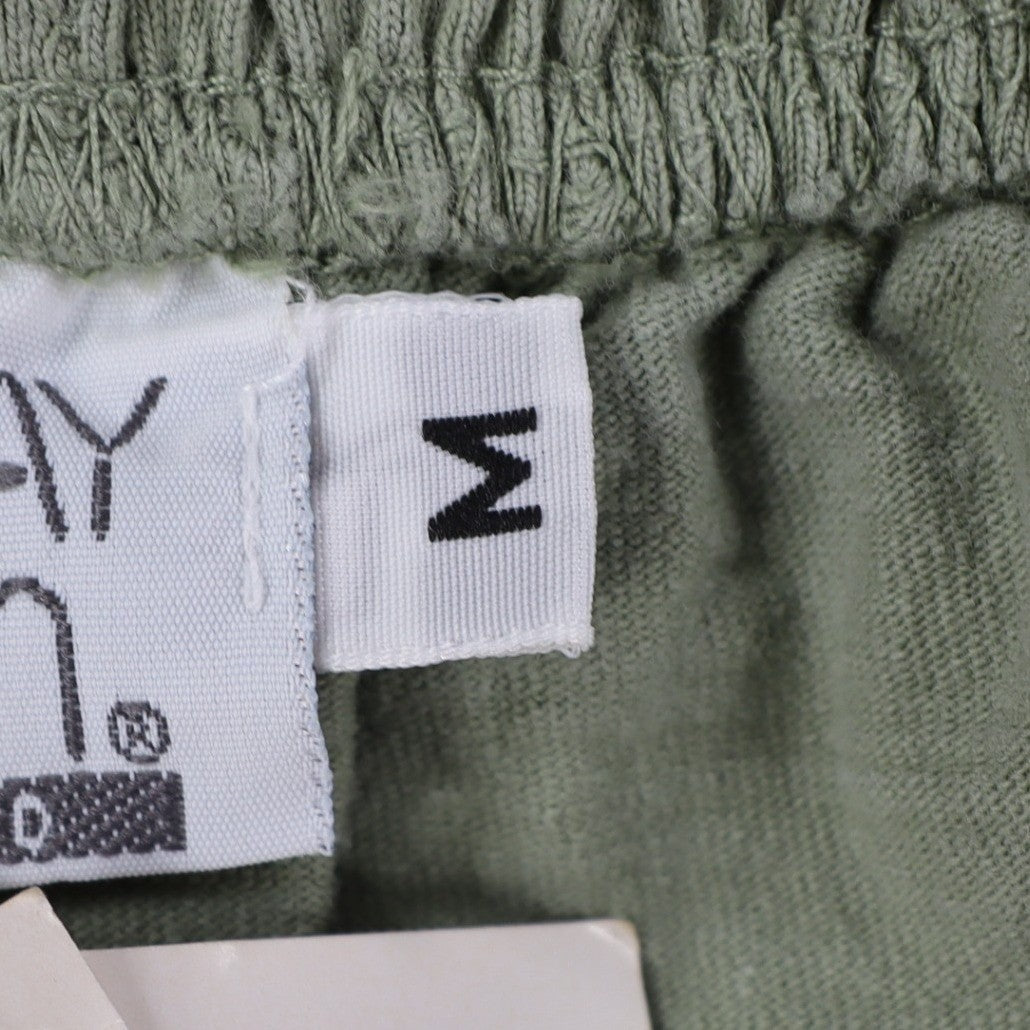 One Way Design Limited Shorts Womens Medium Vintage 90s Sage Green Cotton USA - take2supply