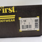 Walker SafetyFirst Steel Toe Work Boots Mens 13 D Vintage 90s USA Black Leather - take2supply
