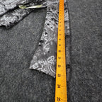 Erin London Blazer Jacket Womens Small NWT Gray Abstract Knit Single Button - take2supply