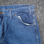 Dickies Carpenter Jeans Mens 36x30 Relaxed Fit Indigo Blue Cotton Workwear NWT - take2supply