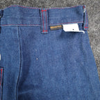 Young Maverick Automaticks Jeans Girls 12 Slim Blue Red Flare USA Deadstock NWT - take2supply